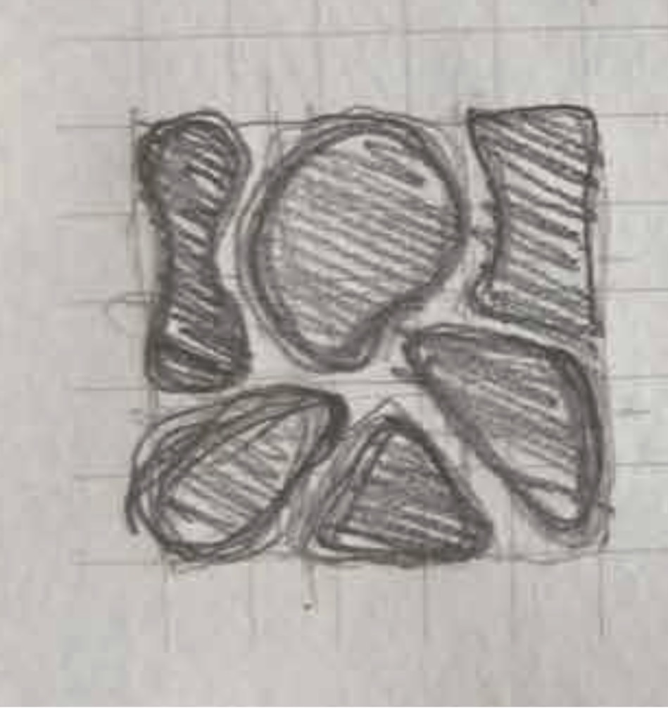 Original Appia logomark sketch by designer Esen Karol, 2026
